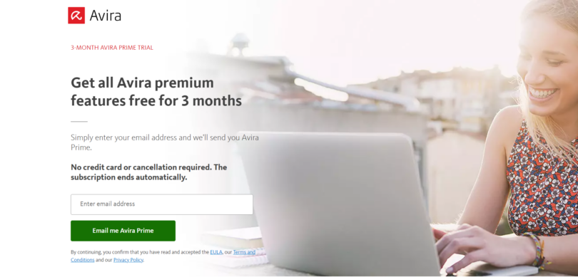 Avira Prime Service Free for 3 months